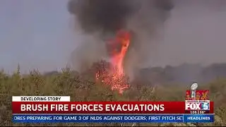 La Posta Brush Fire Forces Evacuations Nears Campo