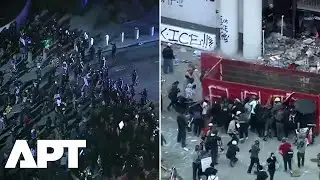 LA Protesters Strike Back: ICE Targeted in Violent Demonstration | APT