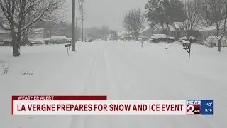 La Vergne prepares for snow and ice event