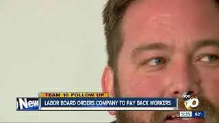 Labor Board orders company to pay back workers