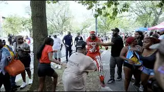 LABOR DAY PARADE 2025 - PT 1 - PEPPER SPRAYED & PRESSED BY THE YN’s 