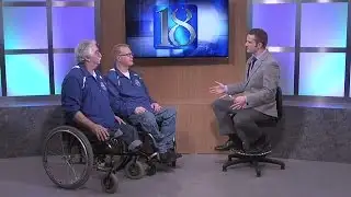 Lafayette Spinners host mayors Roswarski and Dennis for halftime show