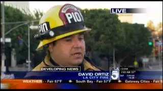 LAFD Battles Major Emergency Fire (KTLA News)