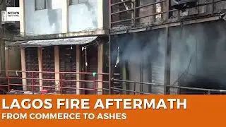 Lagos Blaze Aftermath: Central Plaza at Mandilas Reduced to Ashes