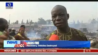 Lagos Fire: Machinery, Vehicles Destroyed 28/01/16