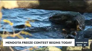 Lake Mendota freeze contest begins