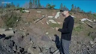 Lake Superior is swallowing the shoreline
