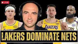 Lakers Dominate Nets, 125-109 | Reaves Returns | 5-3 Road Trip | NBA Trades