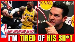 Lakers Head Coach Finally Exposed LeBron James, Triggering a Locker Room Explosion