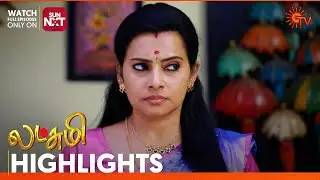 Lakshmi - Highlights | 03 Jan 2026| Tamil Serial | Sun TV