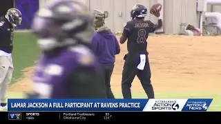 Lamar Jackson returns to practice ahead of Ravens-Steelers showdown