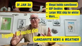 Lanzarote News & Weather (31 Jan 26)