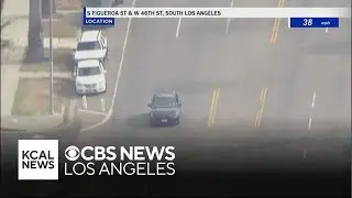 LAPD arrests murder suspect after hour-long pursuit