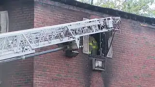 Large apartment building catches on fire in Montgomery County
