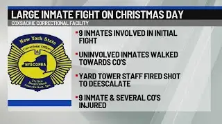 Large December fight at Coxsackie Correctional Facility