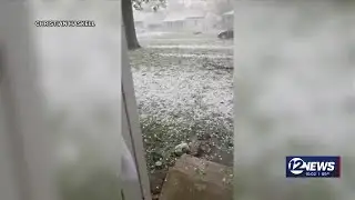 Large hail, damaging winds sweep through Kansas