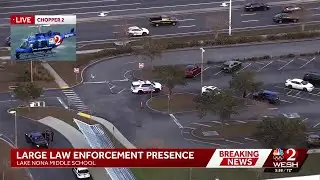 Large police presence at Orange County middle school