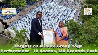 Largest 20-Minute Group Yoga Performance – 10 Asanas, 120 Seconds Each
