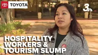 Las Vegas hospitality workers face challenges amid visitor slump