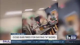 Las Vegas substitute teacher fired after using racial slur in class