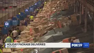 Last-minute holiday shipments keeping FedEx busy