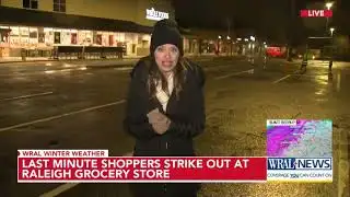Last-minute ice storm shoppers strike out at Raleigh grocery store