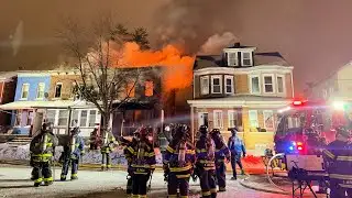 Late-Night Three-Alarm House Fire on Princeton Avenue