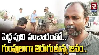 పెద్ద పులి  సంచారంతో గుంపులుగా తిరుగుతున్న జనం.. | Latest News Update | #rtveastgodavari