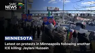 Latest on protests in Minneapolis following another ICE killing:  Jaylani Hussein