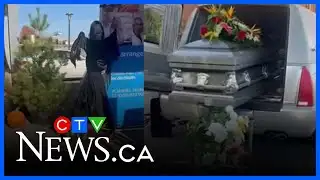 Laval mother upset after funeral complex hosts Halloween-themed fundraiser