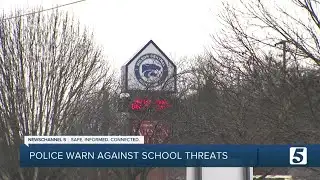 Law enforcement issues warning against making school threats
