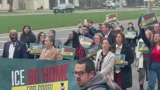 Lawmakers rally against DHS operations