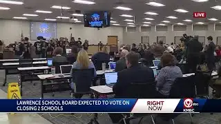 Lawrence school board members to vote on closing 2 elementary schools
