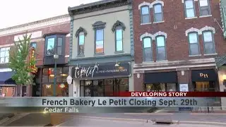 Le Petit Bakery closing on Sunday in Cedar Falls