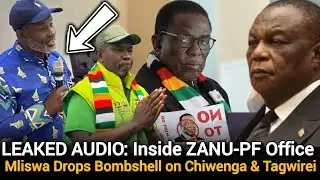 LEAKED😰AUDIO: Inside ZANU-PF Office as Mliswa Drops Bombshell on Chiwenga and Tagwirei🔥🇿🇼