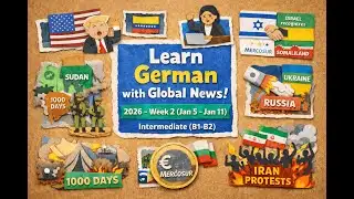 Learn German with Global News | Week 2 - 2026 (Intermediate: B1-B2)