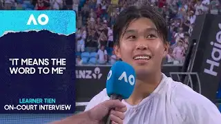 Learner Tien On-Court Interview | Australian Open 2026 Fourth Round