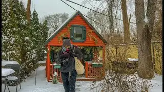 Leaving the Tiny House after a Major Snow and Ice Storm 