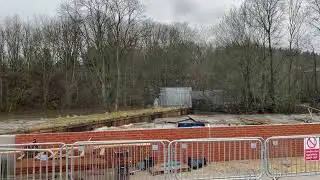 Leeds Bridge Collapses As Storm Franklin Hits the UK