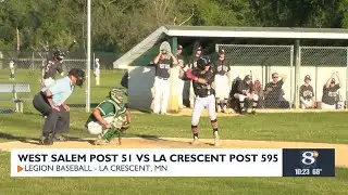 Legion Baseball: West Salem 51 vs. La Crescent Post 595