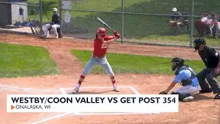 Legion baseball: Westby/Coon Valley vs. G-E-T Post 354