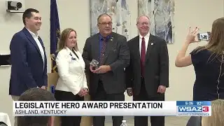Legislative Hero Award presentation