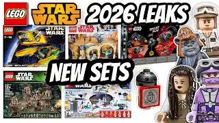 Lego Star Wars 2026 Leaks 7 New Smart Bricks Sets Hoth, Mos Eisley & MORE!