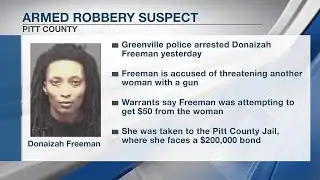 Lenoir County woman arrested after attempted armed robbery