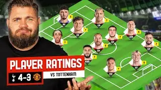 Leny Yoro PROMISING Performance! PLAYER RATINGS Tottenham 4-3 man United