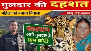 Leopard attack । Khirsu । Pauri Garhwal। गुलदार की दहशत, महिला को बनाया निवाला 