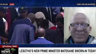 Lesotho prime minister Sam Matekane inaugurated: Tsikoane Peshoane