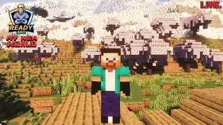 lets make a castle in minecraft hardcore world #minecraft #minecraftlive #hindi