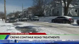 Lexington crews continue treating infrastructure in extreme cold