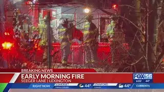 Lexington crews investigating early morning barn fire